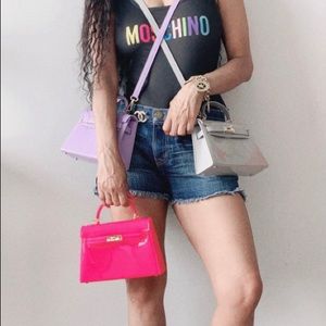 Jelly fashionista bag with strap